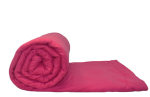 10LB Large Hot Pink Fleece and Flannel