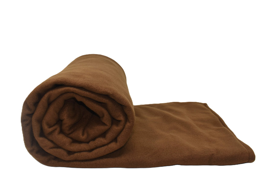10LB Large Brown Fleece and Flannel